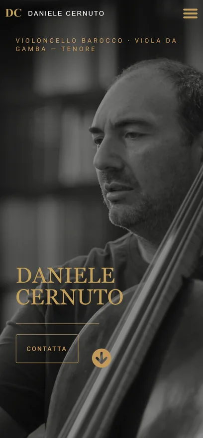 Daniele Cernuto — widok mobile