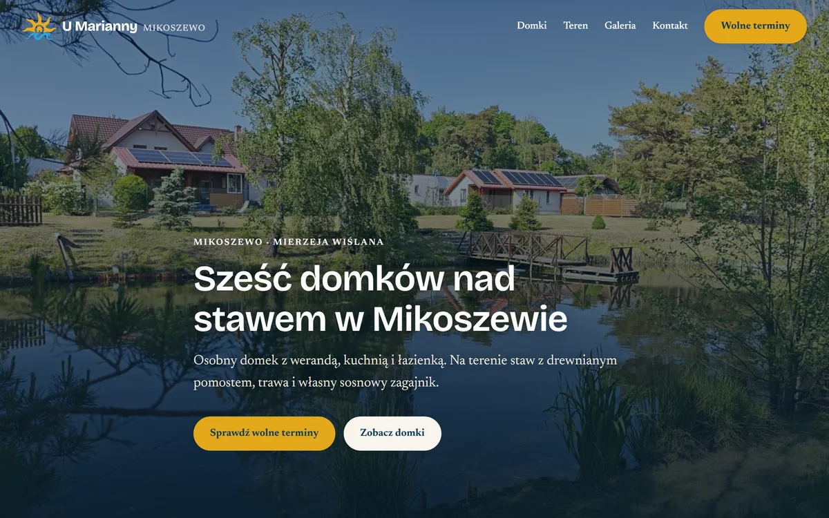 U Marianny Mikoszewo — projekt MGC Studio